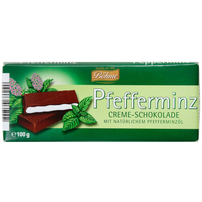  Böhme Pfefferminz Creme-Schokolade 0,1kg 