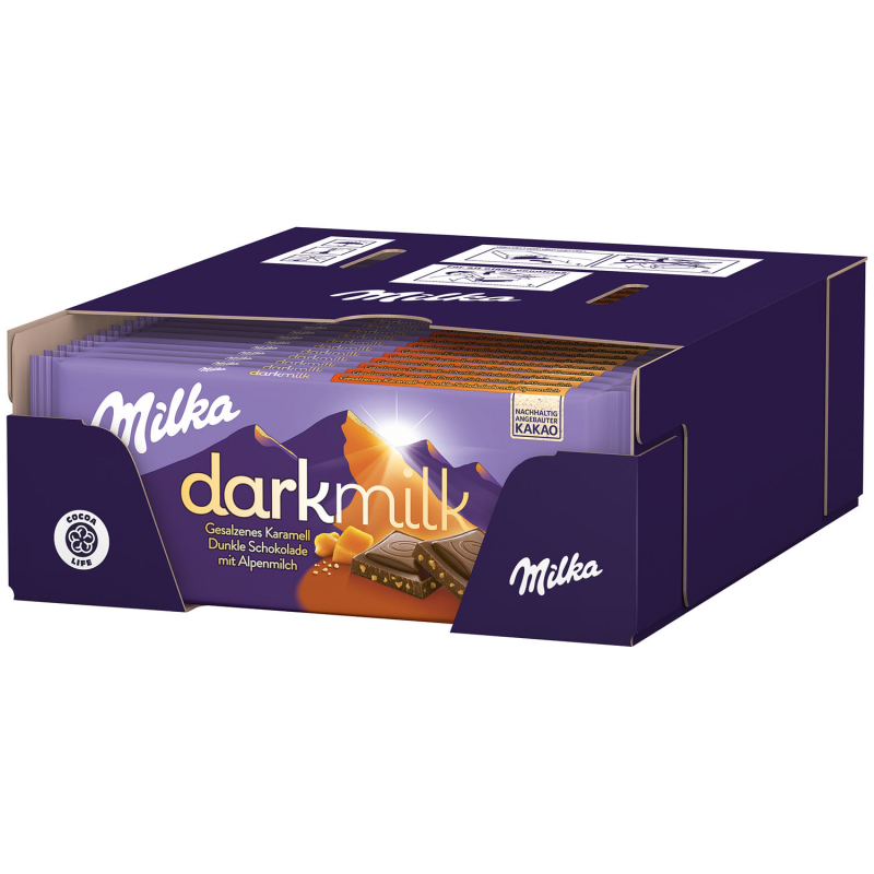  Milka darkmilk Gesalzenes Karamell 85g 