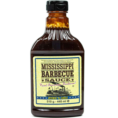  Mississippi Barbecue Sauce Sweet'n Mild 510g 