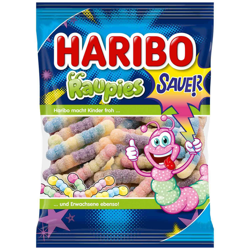  Haribo Raupies sauer 160g 