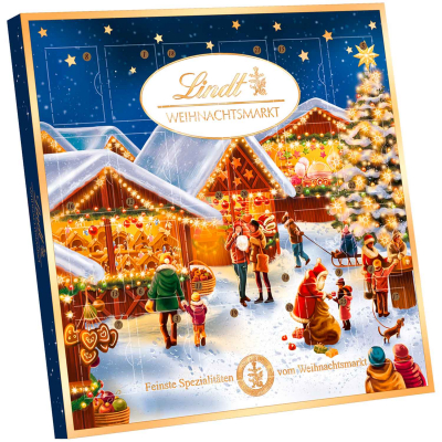 Lindt Weihnachtsmarkt Mini Tisch adventi naptár