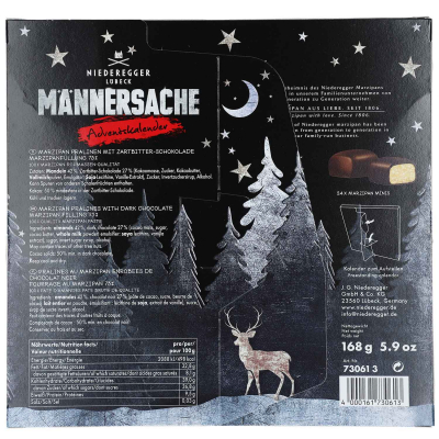  Niederegger Männersache Adventskalender Mini 