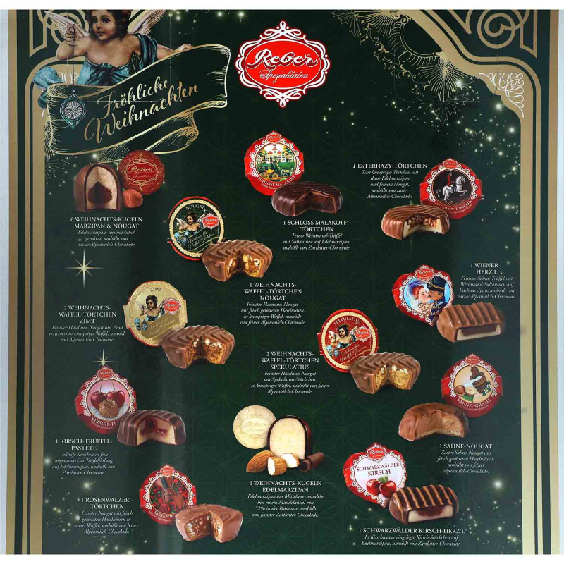  Reber Confiserie Adventskalender Engel 