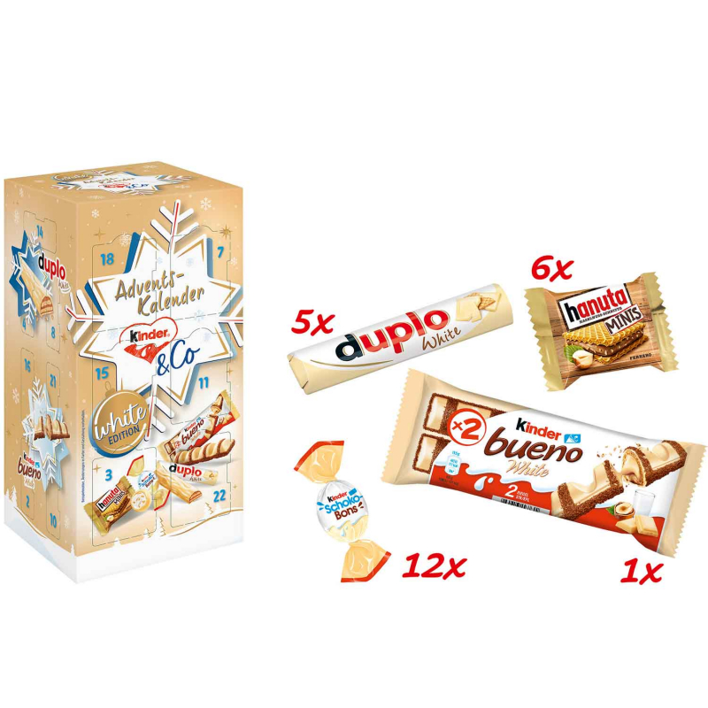 kinder & Co. White adventi naptár