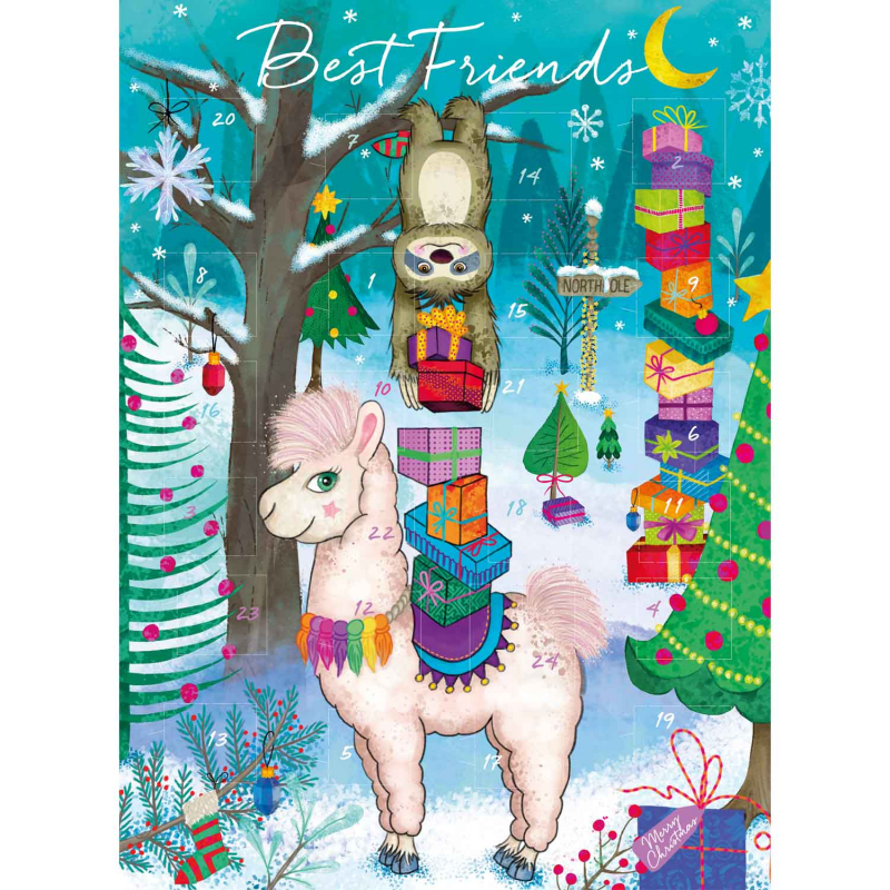  Windel Lama Adventskalender 'Best Friends' 