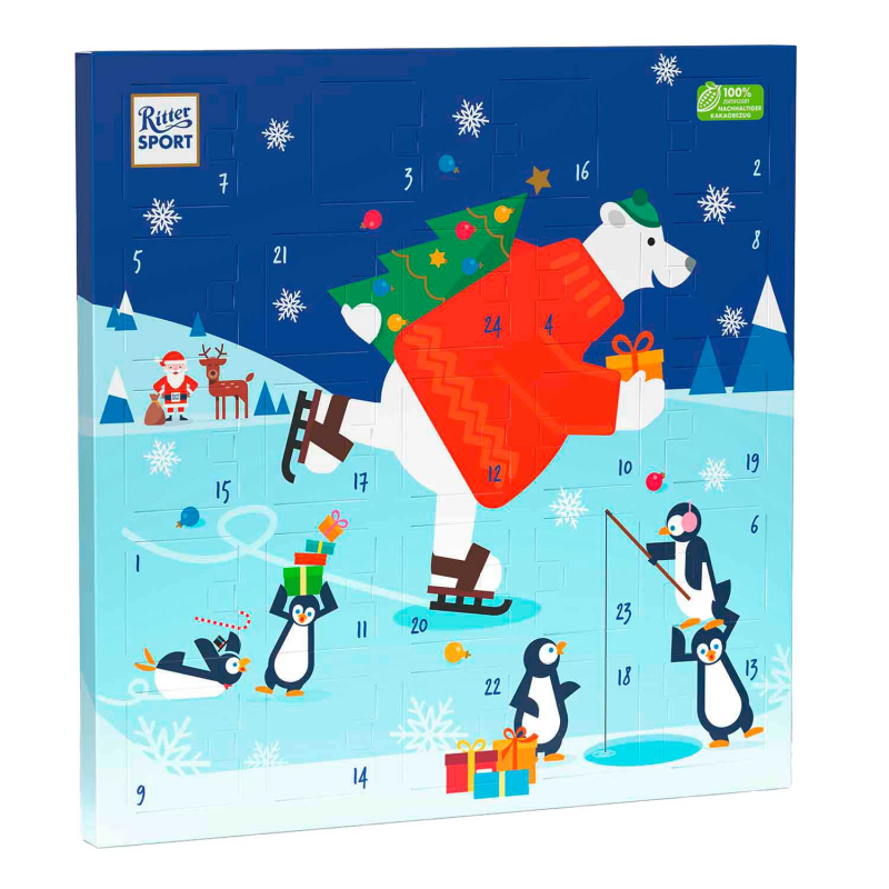  Ritter Sport Quadrat Adventskalender 