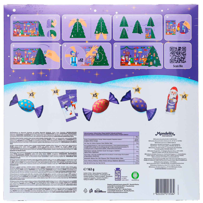  Milka 3D Bastel Adventskalender 