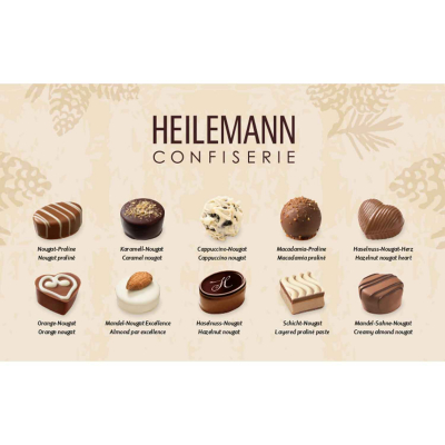  Heilemann Confiserie Nougat-Pralinen Adventskalender 