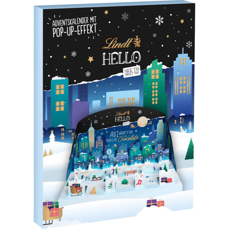  Lindt Hello Adventskalender PopUp 