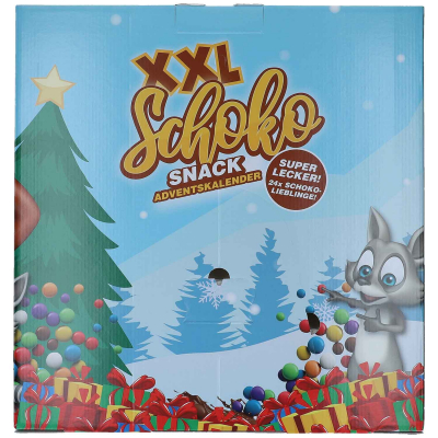  XXL Schoko Snack Adventskalender 