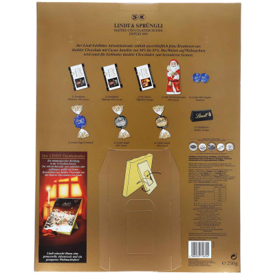  Lindt Edelbitter Adventskalender 