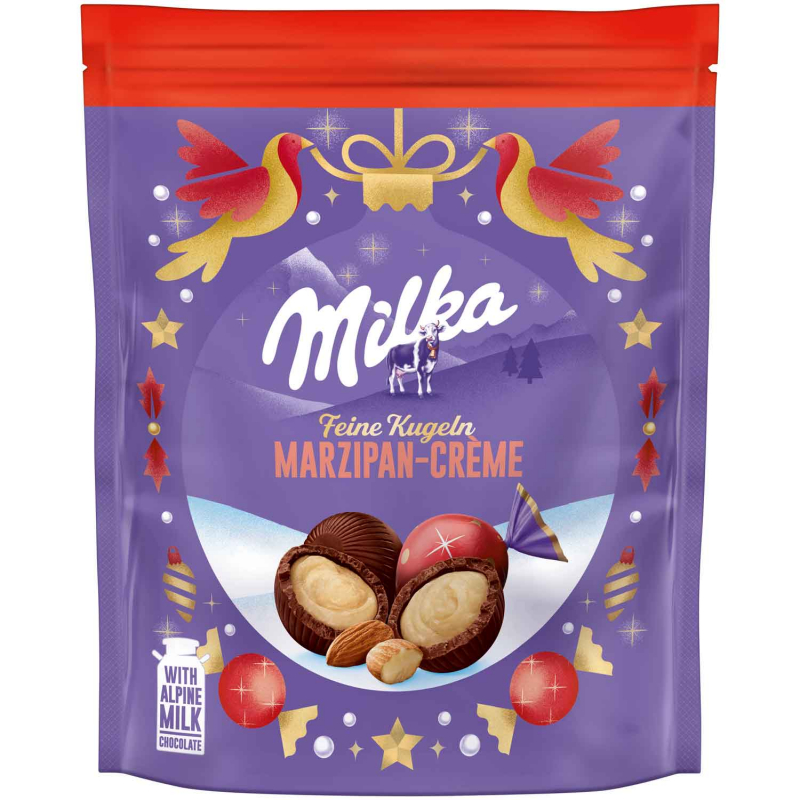  Milka Feine Kugeln Marzipan-Crème 90g 