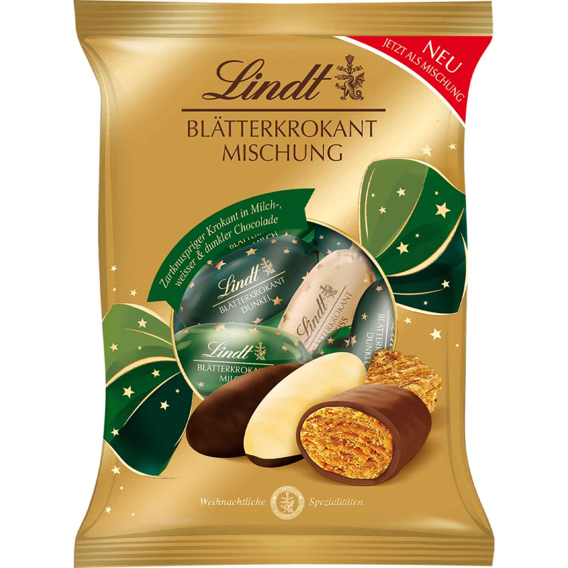 Lindt Blätterkrokant Zapfen Mischung 90g