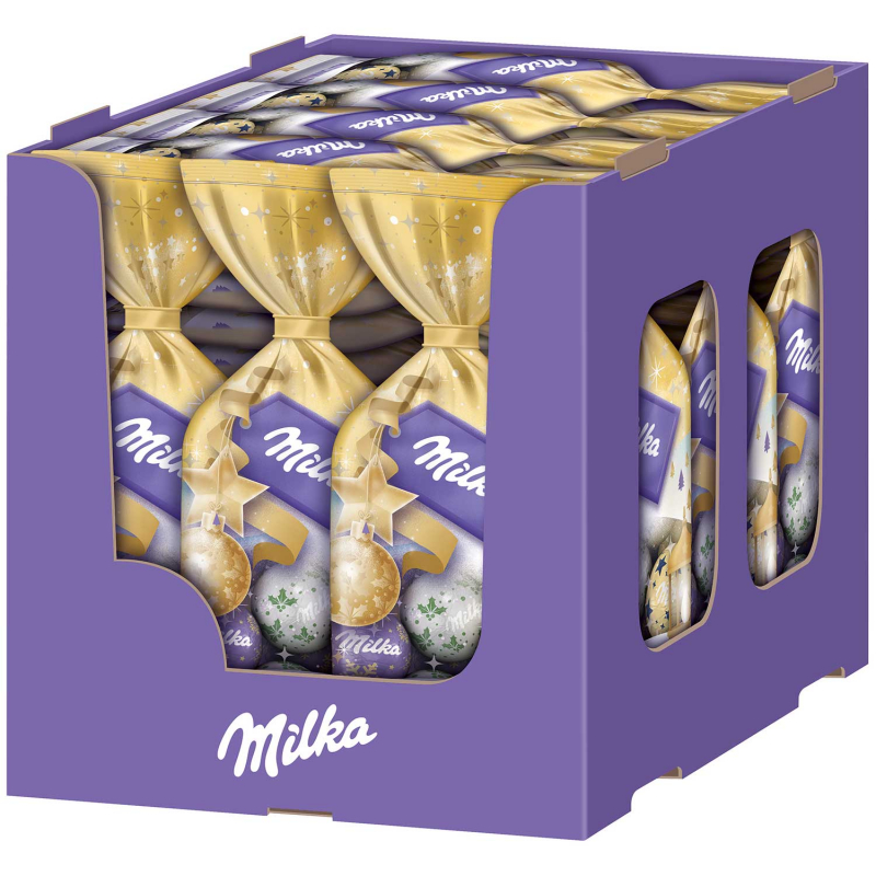  Milka Weihnachts-Kugeln Alpenmilch Design Edition 100g 