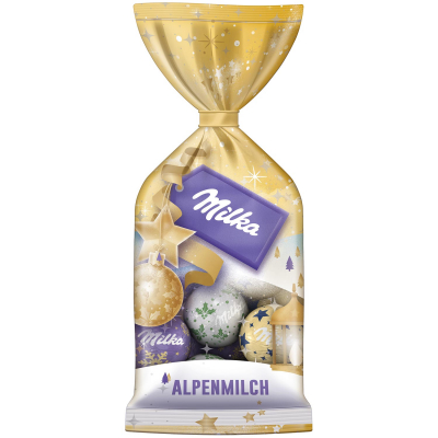  Milka Weihnachts-Kugeln Alpenmilch Design Edition 100g 