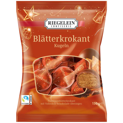  Riegelein Blätterkrokant Kugeln 150g 