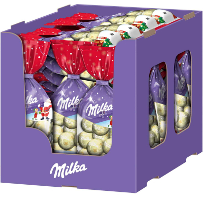  Milka Weihnachts-Kugeln Weiß 100g 