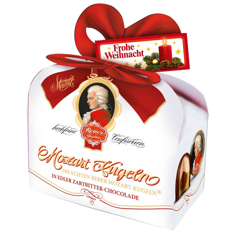 Reber Mozart Kugeln Duett Weihnachten 40g