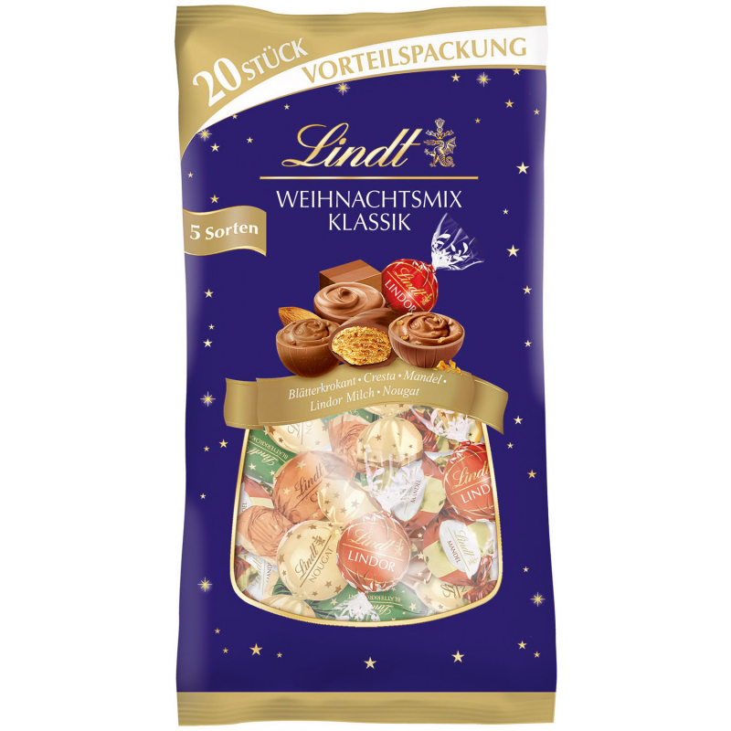  Lindt Weihnachtsmix Klassik XXL 260g 