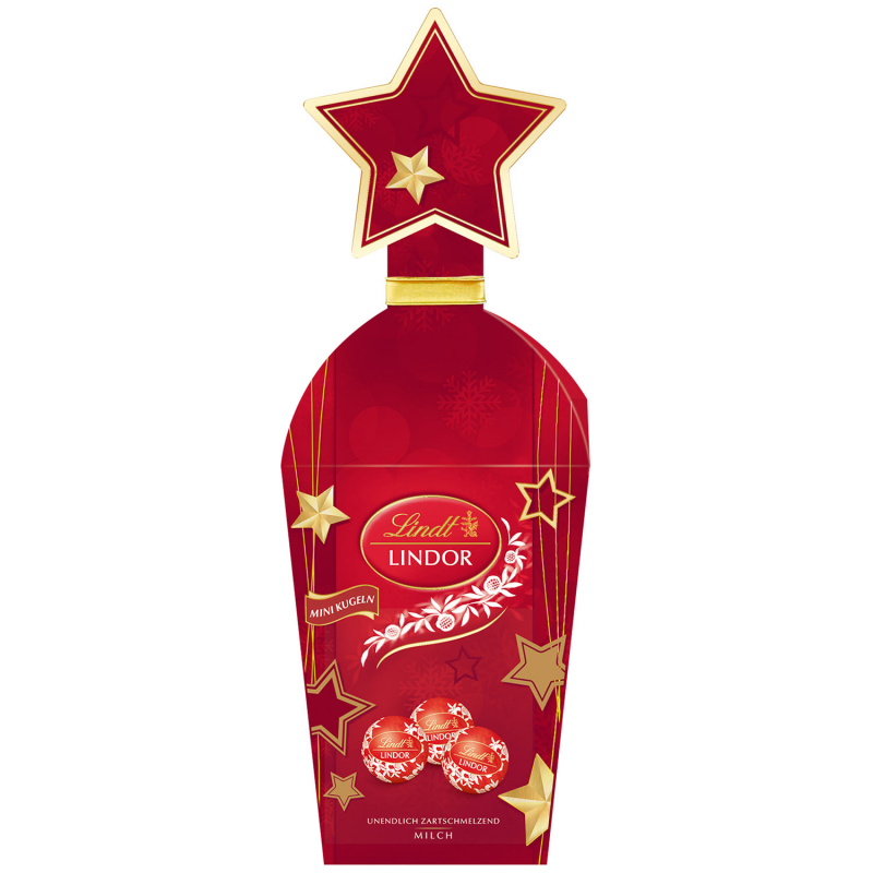  Lindt Lindor Mini-Kugeln Vollmilch Köcher 150g 