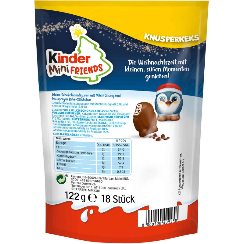 kinder Mini Friends Knusperkeks 122g