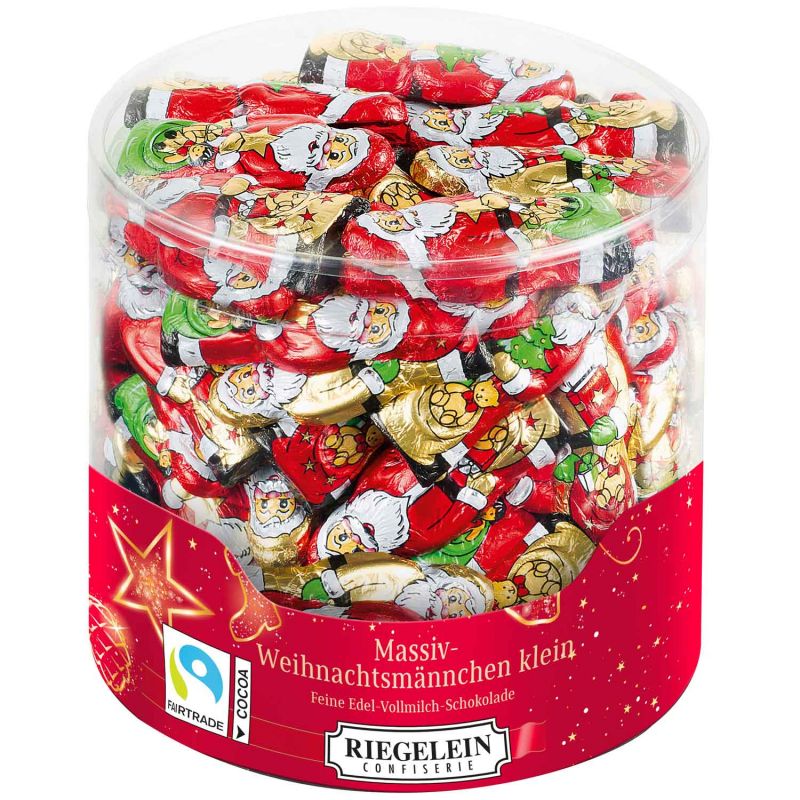  Riegelein Massiv-Weihnachtsmann klein 525g 