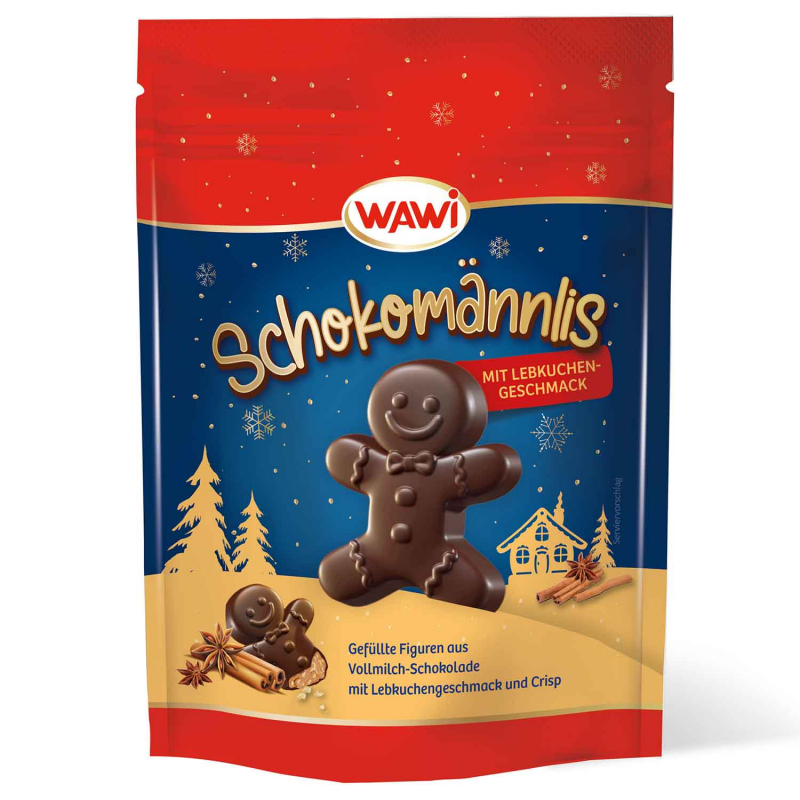 Wawi Schokomännlis Lebkuchen 120g