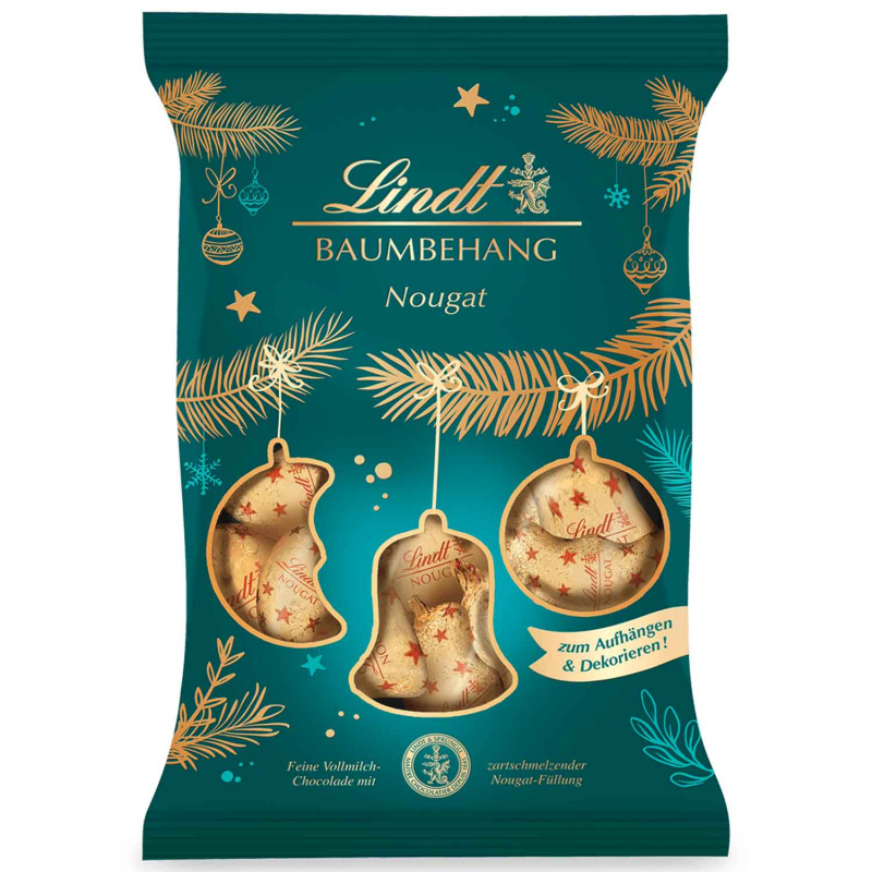  Lindt Nougat Baumbehang 200g 