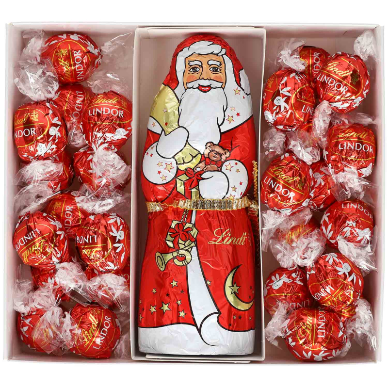  Lindt Weihnachtsmann Geschenkbox 450g 