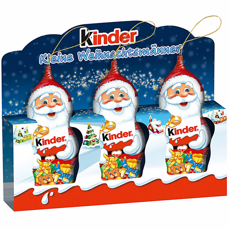  kinder Schokolade Kleine Weihnachtsmänner 3x15g 