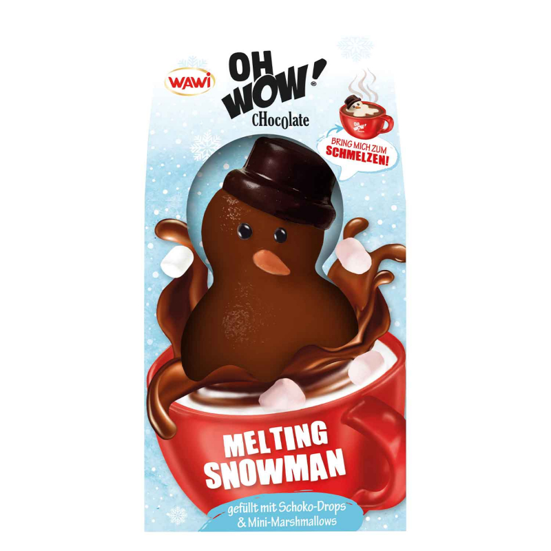 OH WOW! Chocolate Melting Snowman Schoko-Chips 75g