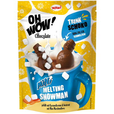 OH WOW! Chocolate Mini Melting Snowman Karamellcreme 12x10g