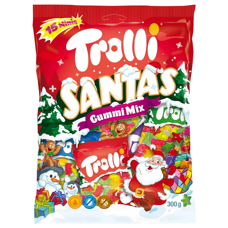  Trolli Santas Gummi Mix Minis 15er 