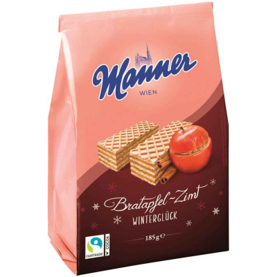 Manner Winterglück Bratapfel-Zimt 185g