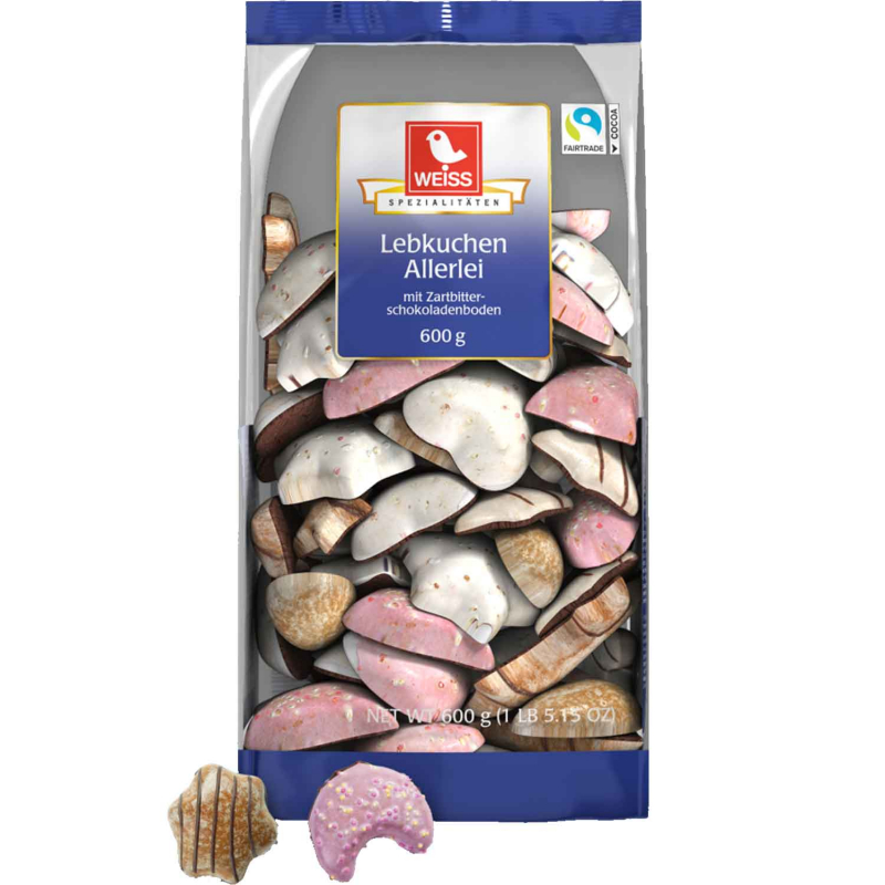  Weiss Lebkuchen Allerlei 600g 