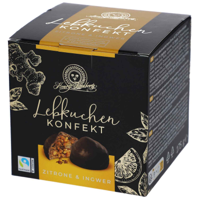  Henry Lambertz Lebkuchenkonfekt Zitrone & Ingwer 175g 