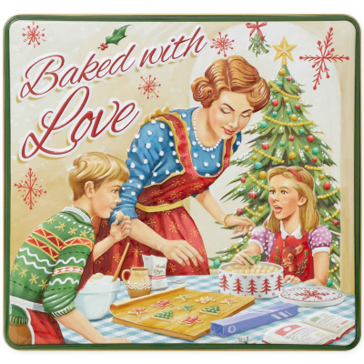  DreiMeister 'Baked with Love' Weihnachtsgebäckmischung Retrodose 800g 