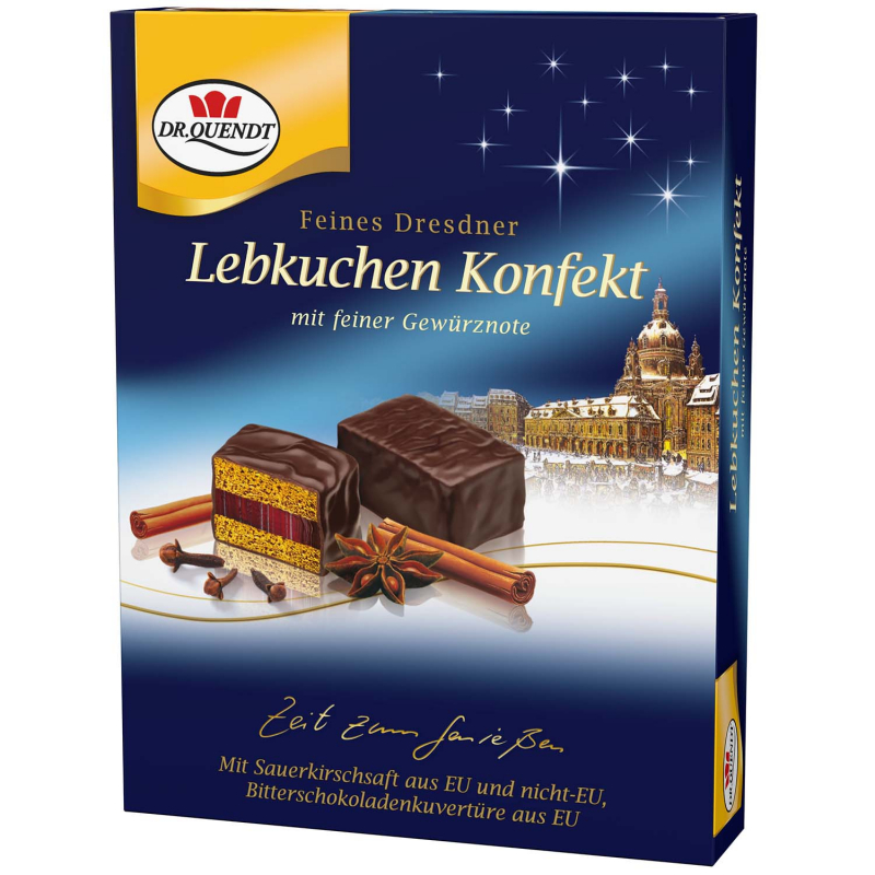  Dr. Quendt Feines Dresdner Lebkuchen Konfekt 130g 