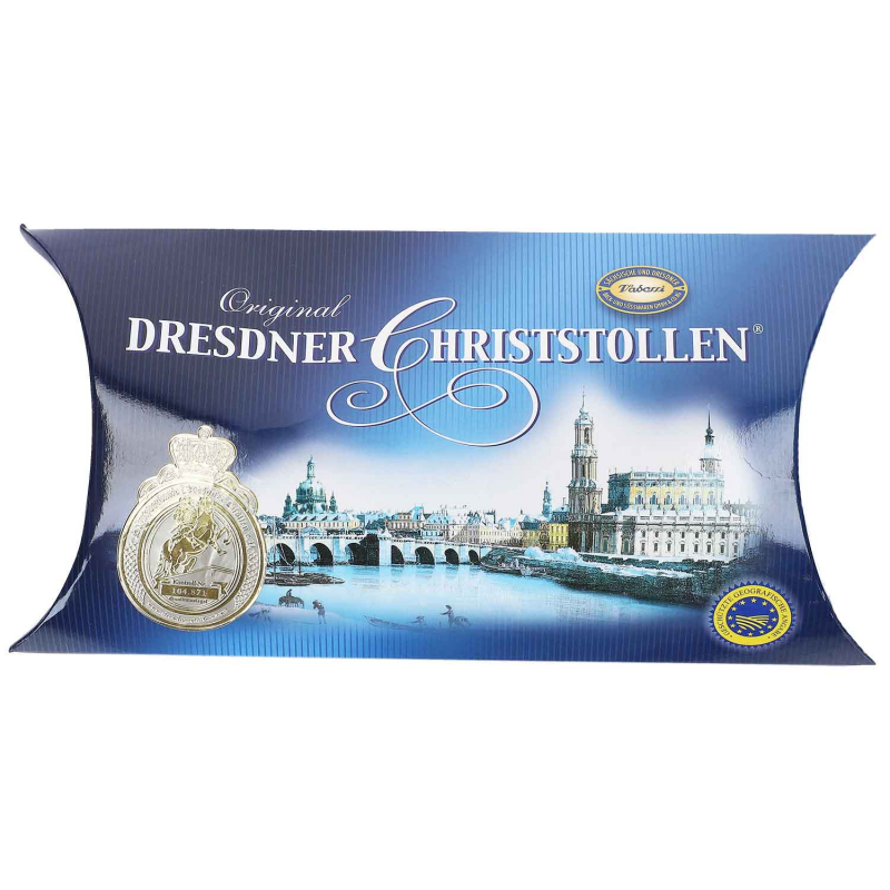  Vadossi Original Dresdner Christstollen Geschenkkissen 500g 