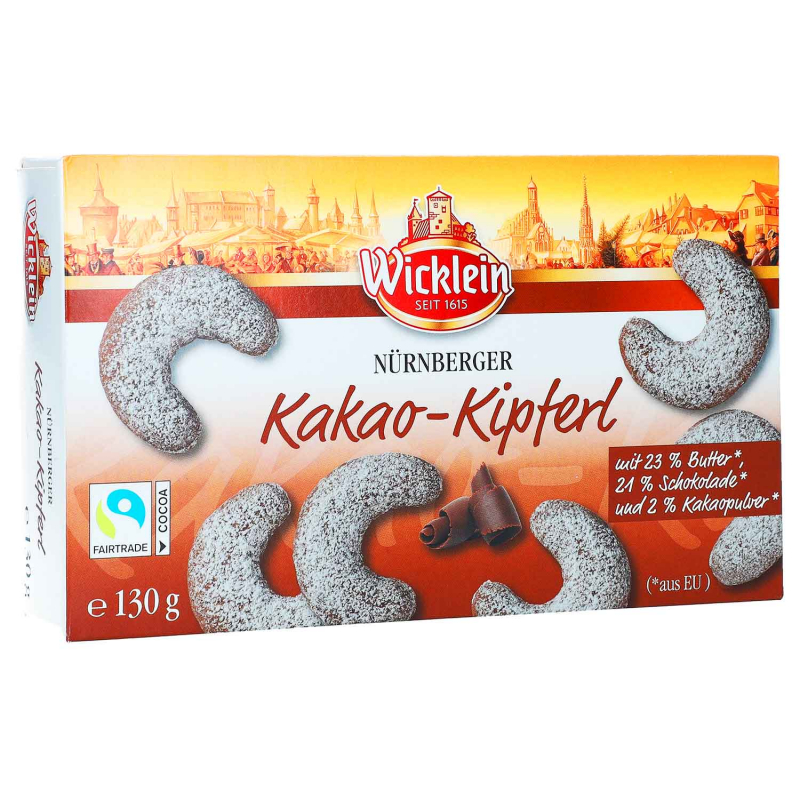  Wicklein Nürnberger Kakao-Kipferl 130g 