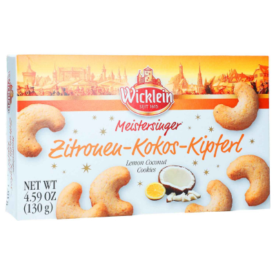  Wicklein Meistersinger Zitronen-Kokos-Kipferl 130g 