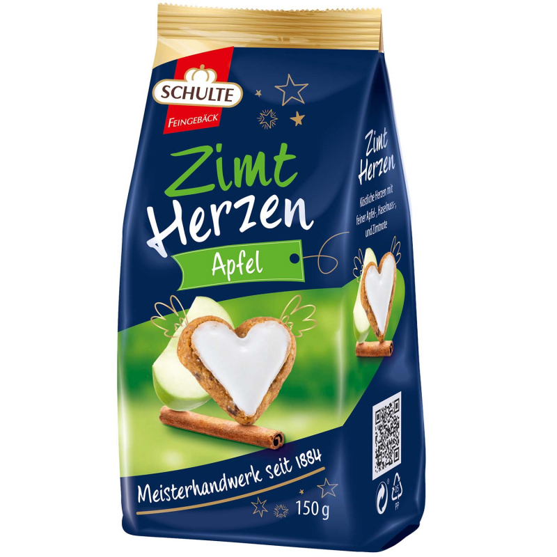  Schulte Zimt-Herzen Apfel 150g 