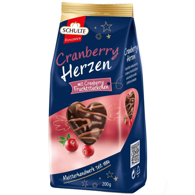  Schulte Cranberry Herzen 200g 