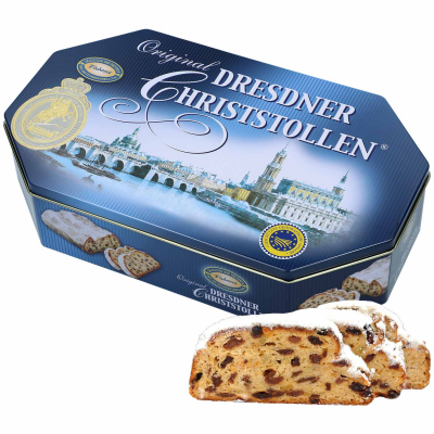  Vadossi Original Dresdner Christstollen Schmuckdose 1kg 