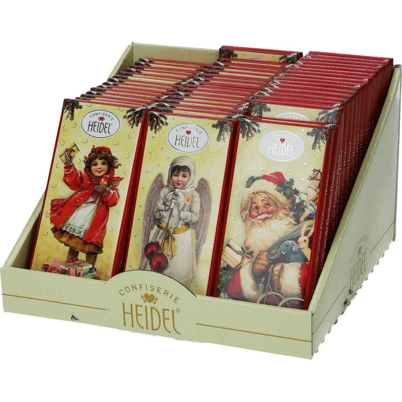 Heidel 'Weihnachts-Nostalgie' Schoko-Grüße 48x30g