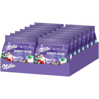 Milka Weihnachts-Täfelchen Milchcrème 150g