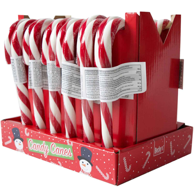  Becky's Candy Cane XL Zuckerstange 18cm rot-weiß 