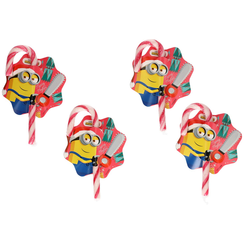  Minions Candy Canes Zuckerstangen 4er 