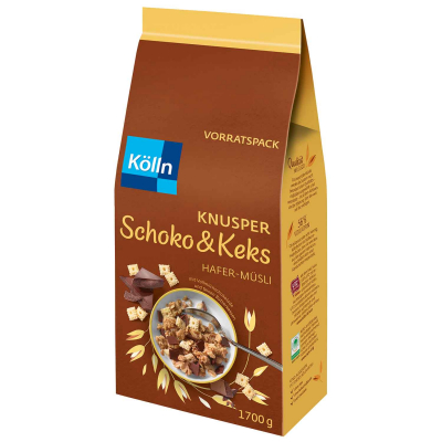  Kölln Hafer-Müsli Knusper Schoko & Keks 1,7kg 