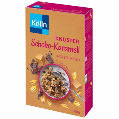  Kölln Hafer-Müsli Knusper Schoko-Karamell 500g 